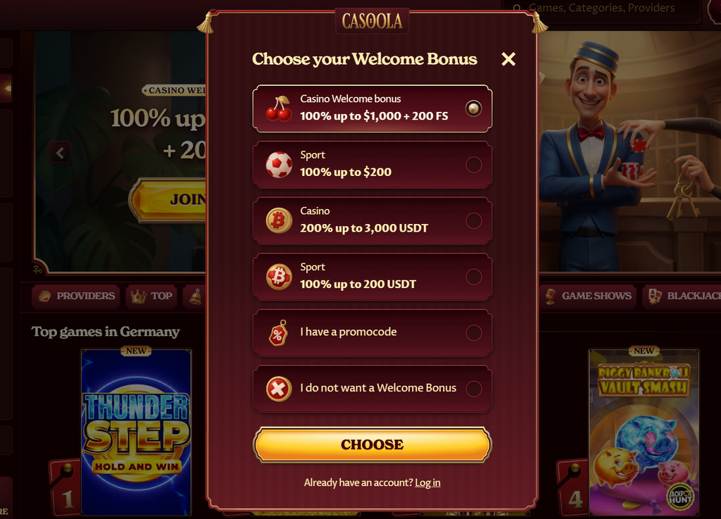 Casoola_casino_Account Verification